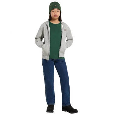 DICKIES BOYS DENIM CARPENTER K PANTS MID WASH