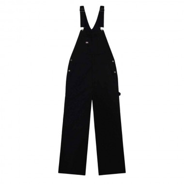DICKIES CANVAS BIB BLACK