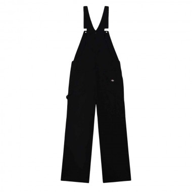 DICKIES CANVAS BIB BLACK