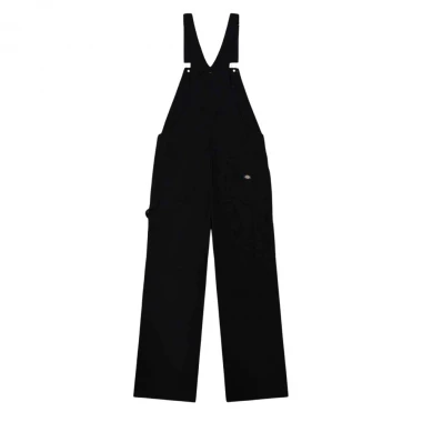 DICKIES CANVAS BIB BLACK