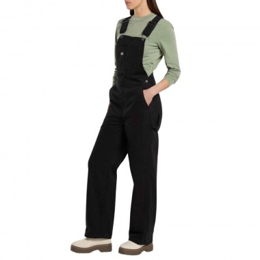 DICKIES CANVAS W BIB BLACK