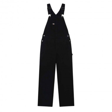 DICKIES CANVAS W BIB BLACK