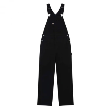 DICKIES CANVAS W BIB BLACK