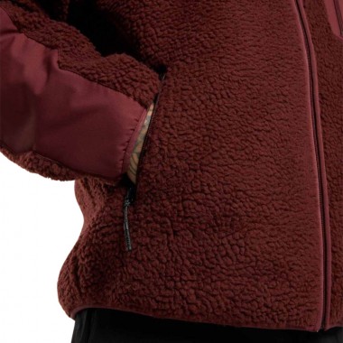 DICKIES CENTRAL HIGH PILE HOODED ZIP FLEECE ANDORRA