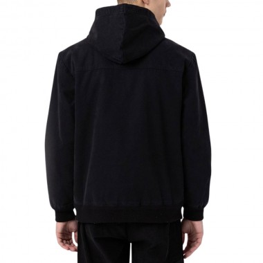 DICKIES HILHAM HOODED CANVAS JACKET BLACK