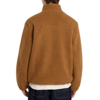 DICKIES MOUNT HOPE ZIP FLEECE BROWN DUCK