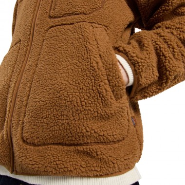 DICKIES MOUNT HOPE ZIP FLEECE BROWN DUCK