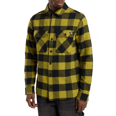 DICKIES SACRAMENTO LS SHIRT EVERGREEN SPRIG