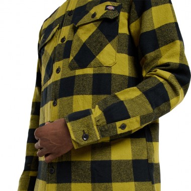 DICKIES SACRAMENTO LS SHIRT EVERGREEN SPRIG