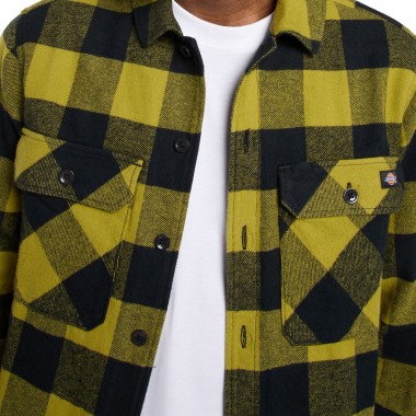 DICKIES SACRAMENTO LS SHIRT EVERGREEN SPRIG