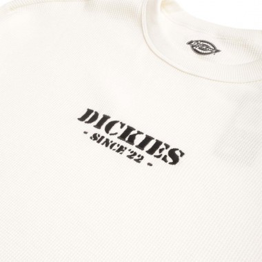 DICKIES WAFFLE LS TEE EGRET