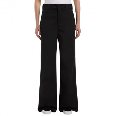 DICKIES WIDE LEG W PANTS BLACK