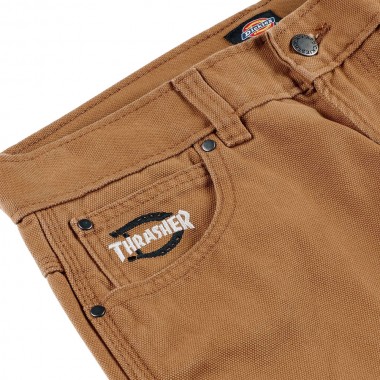 DICKIES X THRASHER PANTS BROWN DUCK