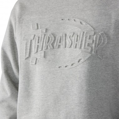 DICKIES X THRASHER SWEATSHIRT GREY MELANGE