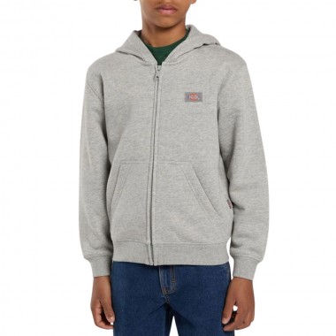 DICKIES YOUTH OAKPORT K ZIP HOODIE HEATHER GRAY