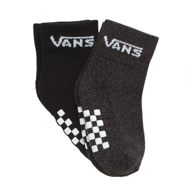 VANS CLASSIC INF CREW SOCKS 2-PACK BLACK