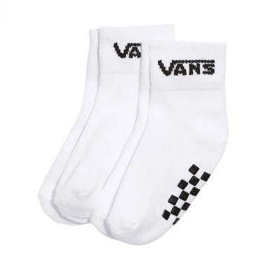 VANS CLASSIC INF CREW SOCKS 2-PACK CHECKERBOARD WHITE