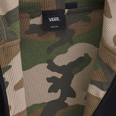 VANS DOVER THERMAL LINED ZIP SWEATSHIRT BLACK