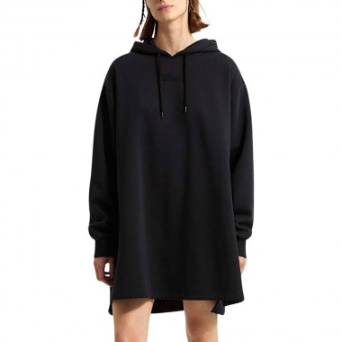 VANS HOODIE DRESS BLACK