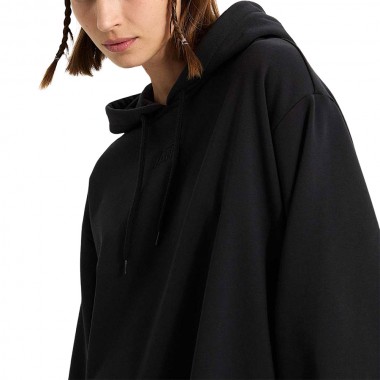 VANS HOODIE DRESS BLACK
