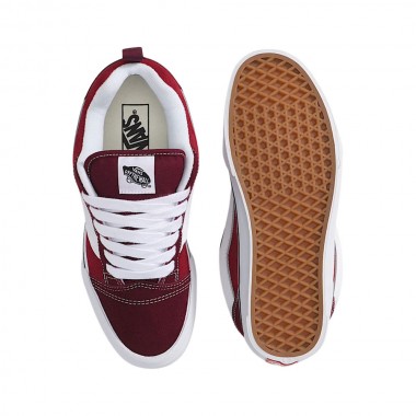 VANS KNU SKOOL COLOR THEORY SHOES BORDEAUX