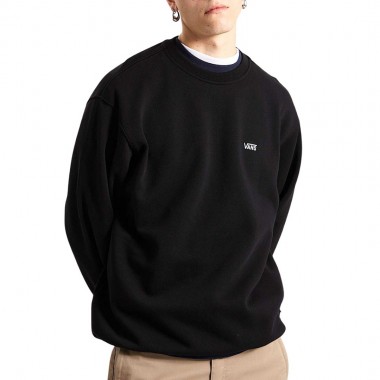 VANS LEFT CHEST II LOOSE CREWNECK BLACK