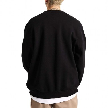 VANS LEFT CHEST II LOOSE CREWNECK BLACK
