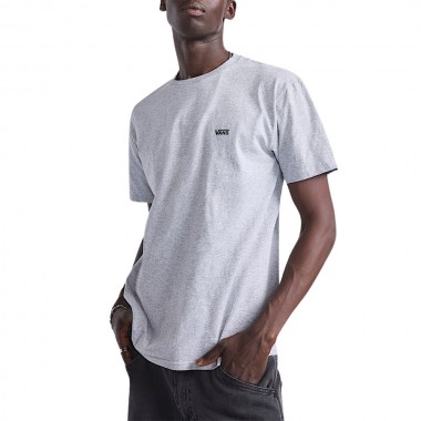 VANS LEFT CHEST TEE LIGHT GREY HEAT