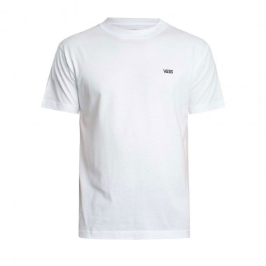 VANS LEFT CHEST TEE WHITE