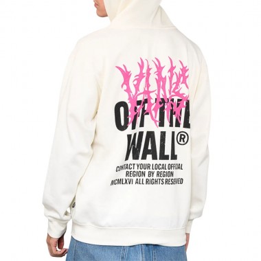 VANS METAL WALL ZIP HOODIE MARSHMALLOW