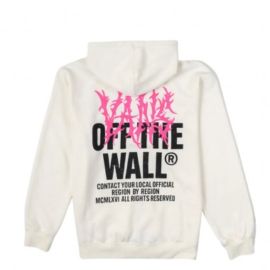 VANS METAL WALL ZIP HOODIE MARSHMALLOW