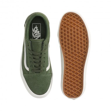 VANS OLD SKOOL BASICS SHOES DRIED KELP