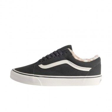 VANS OLD SKOOL COZY HUG SHOES FADED BLACK