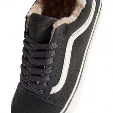 VANS OLD SKOOL COZY HUG SHOES FADED BLACK