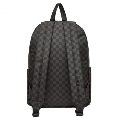 VANS OLD SKOOL GROM K BACKPACK CHECKERBOARD BLACK/CHARCOAL