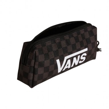 VANS OLD SKOOL PENCIL POUCH CHECKERBOARD BLACK/CHARCOAL