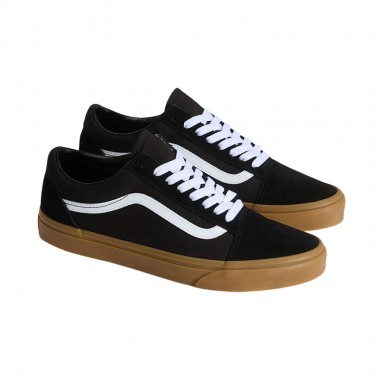 VANS OLD SKOOL SHOES BLACK/GUM