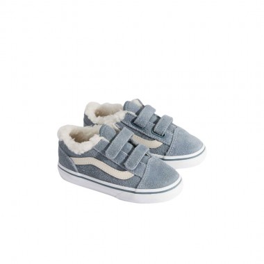 VANS OLD SKOOL V SUEDE SHERPA TOD SHOES STORMY WEATHER