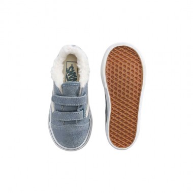VANS OLD SKOOL V SUEDE SHERPA TOD SHOES STORMY WEATHER