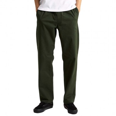 VANS RANGE BAGGY TAPERED ELASTIC WAIST PANTS PINE FOREST