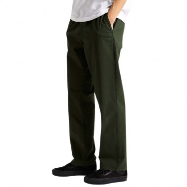 VANS RANGE BAGGY TAPERED ELASTIC WAIST PANTS PINE FOREST