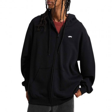 VANS SALTON LOOSE FT ZIP HOODIE BLACK