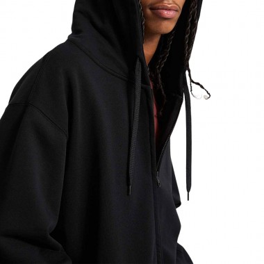 VANS SALTON LOOSE FT ZIP HOODIE BLACK
