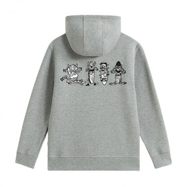 VANS SK8 POSSE K ZIP HOODIE CEMENT HEATHER