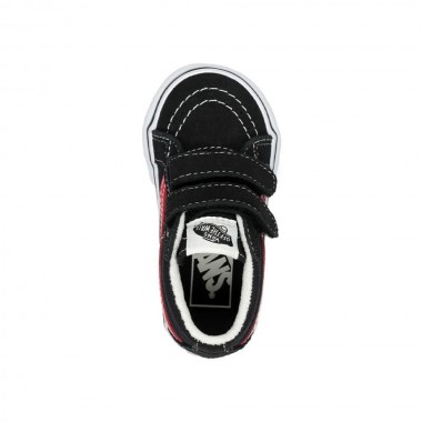 VANS SK8-MID REISSUE V RETRO POP TOD SHOES BLACK/RED