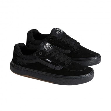 VANS SKATE KYLE WALKER WAFFLECUP SHOES BLACKOUT