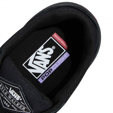 VANS SKATE KYLE WALKER WAFFLECUP SHOES BLACKOUT