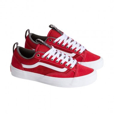 VANS SKATE OLD SKOOL 36 + SHOES RED/WHITE