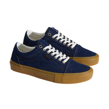 VANS SKATE OLD SKOOL SHOES BLUE DENIM