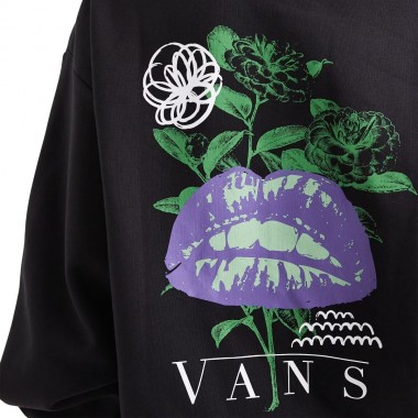 VANS TALK TALK OS W HOODIE BLACK